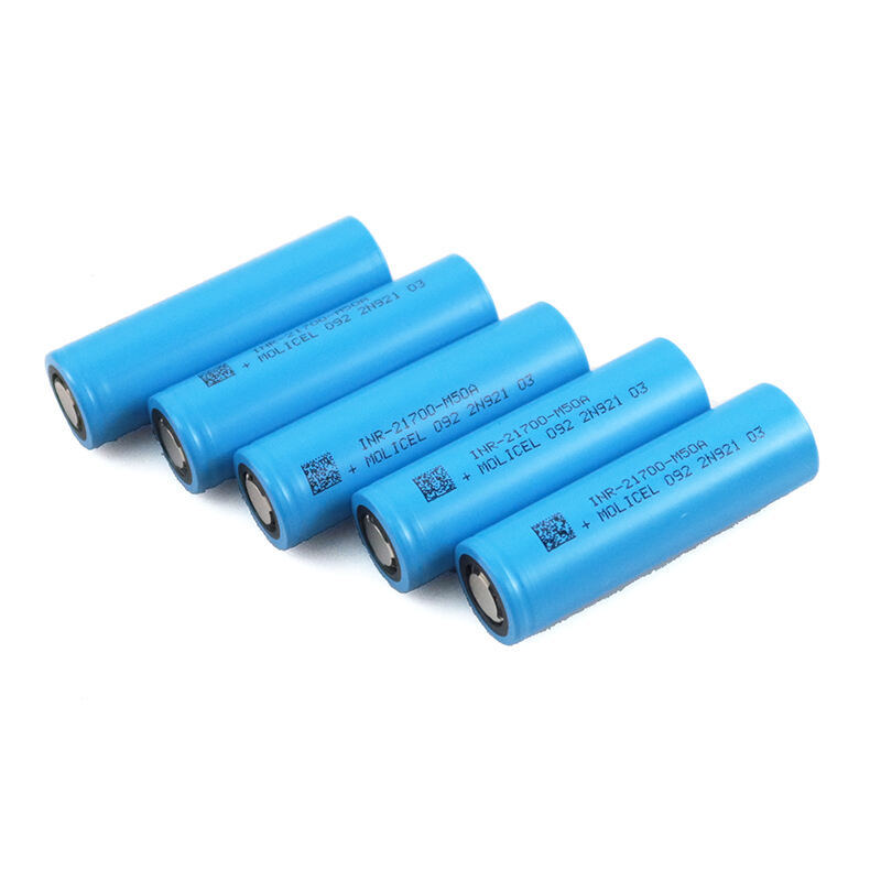 Molicel inr21700 m50a 3,7v 5000mah wiederaufladbare Lithium-Ionen-Leistung 21700 3c 10a Lithium-Ionen-Ausladebatterie