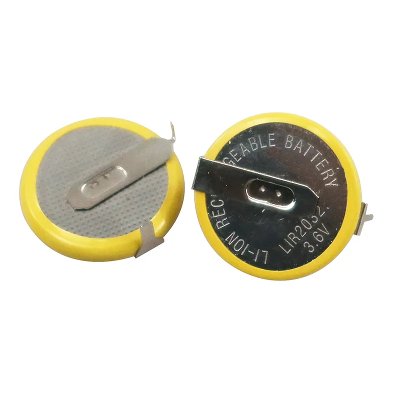 おもちゃの車のキー用のカスタマイズされた3.6V LIR2032 LIR2025非充電式ボタンコインセルリチウムイオンLIR 2032バッテリー
