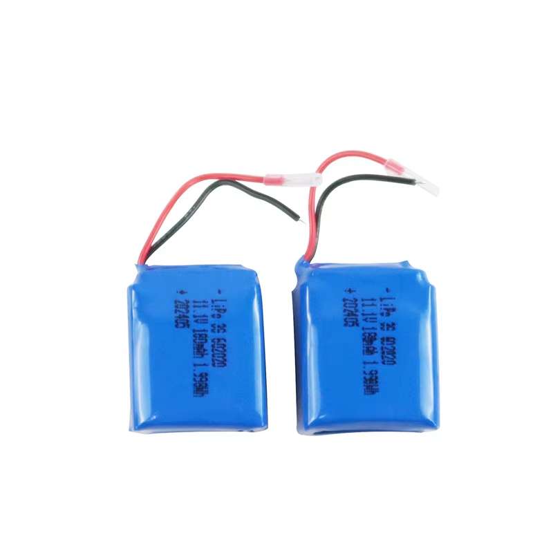 özel 11.1v 180mah 602020 lipo batarya hücreleri Bluetooth kulaklık için şarj edilebilir li-polimer hücre pilleri