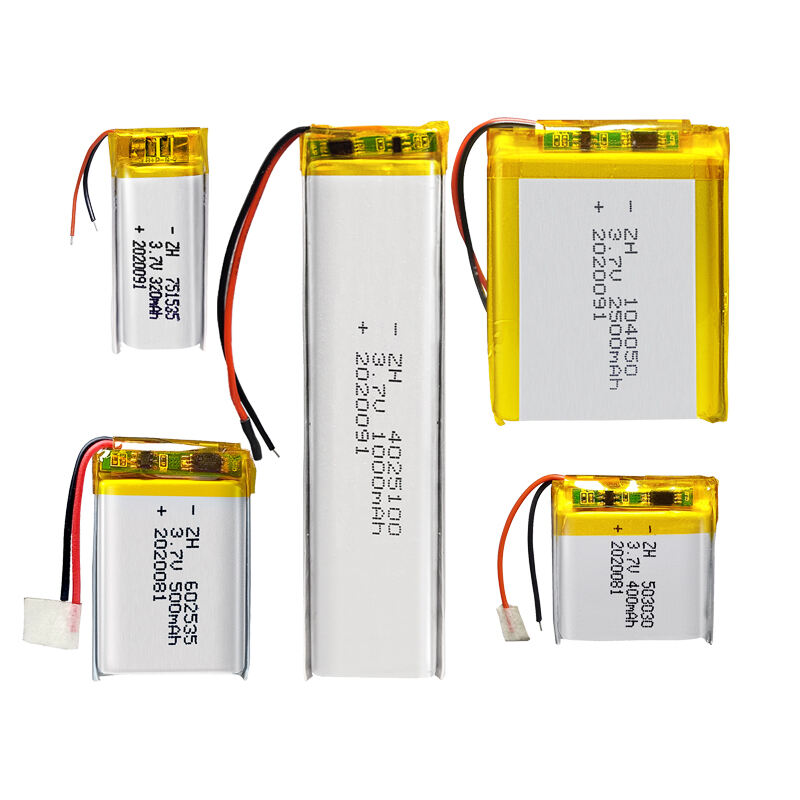 OEM saincheaptha 1800mah 1200mah 850mah 500mah athchúrsálaithe 103450 ion lí-ion lí-ion polaiméir lí-ion 3.7v 2200mah bataraí lipo