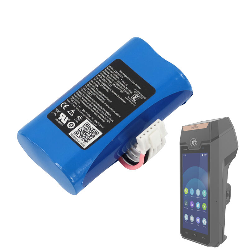 Máy pin mới đến lithium ion nạp lại mat-dx4000 7.4v 2200mah dx8000 pos thiết bị đầu cuối cho ingenico dx8000 thanh toán thiết bị đầu cuối