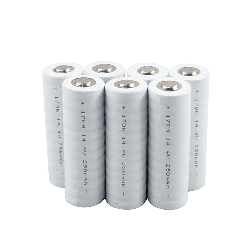 خصيص OEM Ni-mh 14.4v 250mah 170h خلية زر قابلة لإعادة الشحن