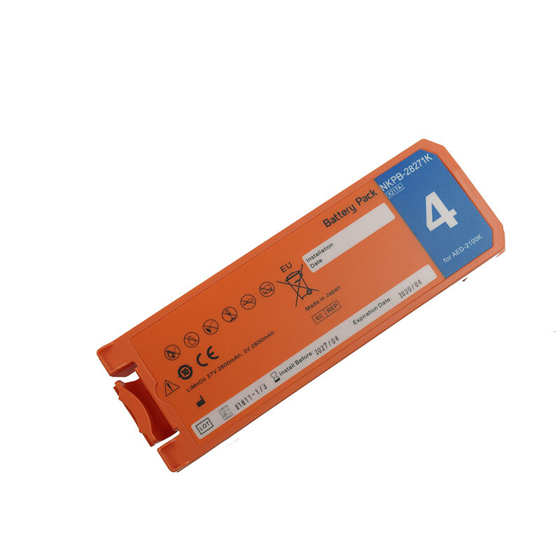 27V 2800mah LiMnO2 NKPB-28271K SB-214VK Batteria Medica per NIHON KOHDEN AED-2150 AED-2100K