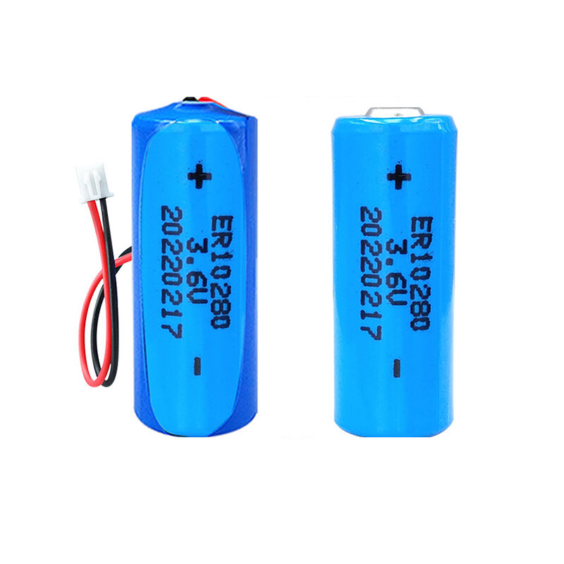 personnalisé 500mah 800mah 1200mah er10280 er10450 er14250 1/2aa aaa 3pt 3.6v plc 3.7v 800mah batterie lithium-ion au lithium-ion avec prise