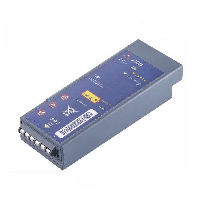 12V 4200mAh M3863A LiMnO2 Medical Battery for Philips HeartStart FR2