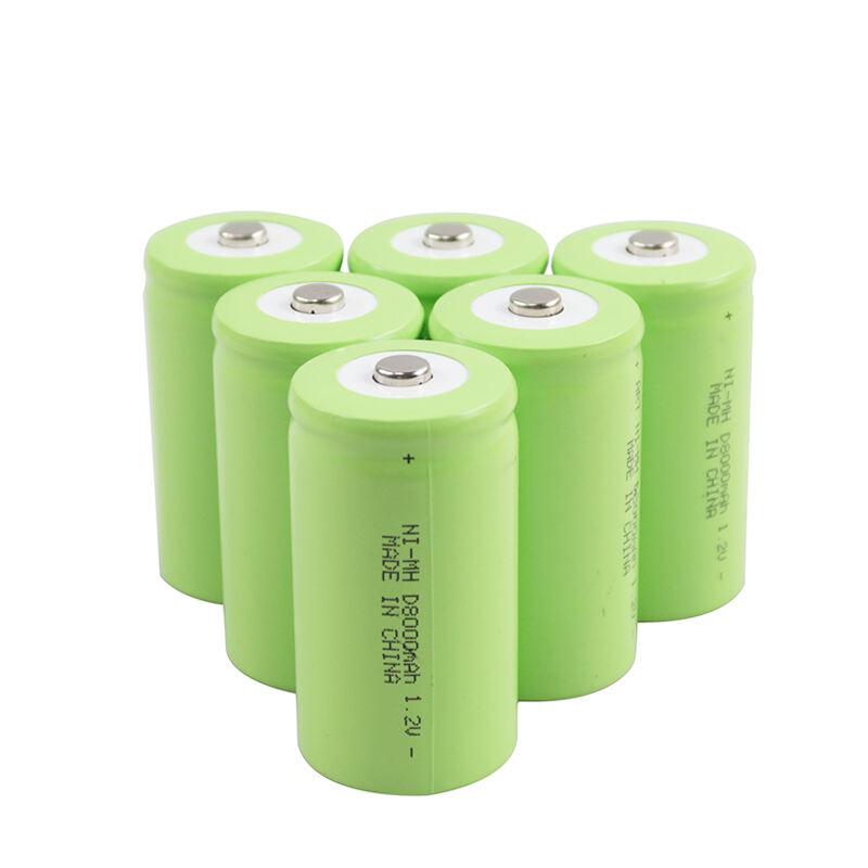 Customized High Energy 1.2V D 8000mAh NIMH cylindrical Rechargeable nimh size d 1.2V battery cell for Hybrid Car