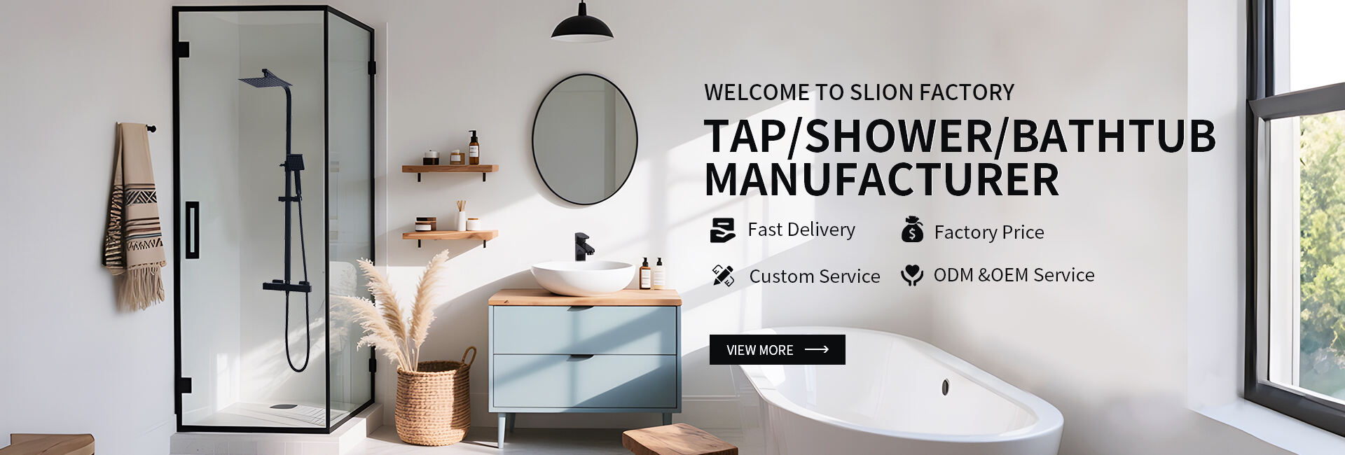 Faucets & Valves Manufacturer | OEM/ODM Bathroom Products | Zhejiang Slion Fluid Control Co., Ltd.