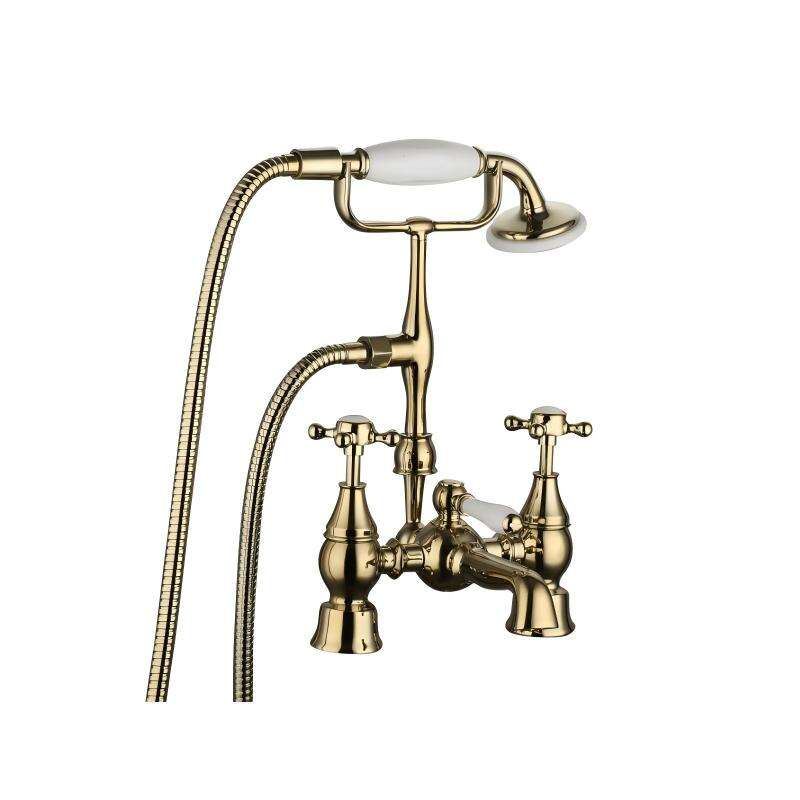 Traditional Deck Mounted Bath Shower Mixer
