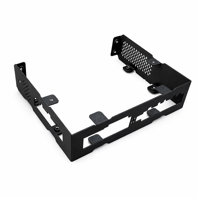 Custom Sheet Metal Stamping Bracket with Black Powder Coating