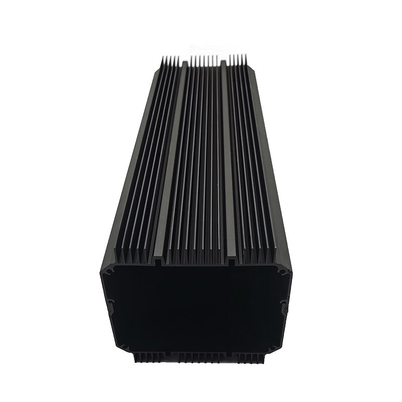 Custom 6061 6063 T5 Aluminum Extrusion Profile with Balck Anodizing ...