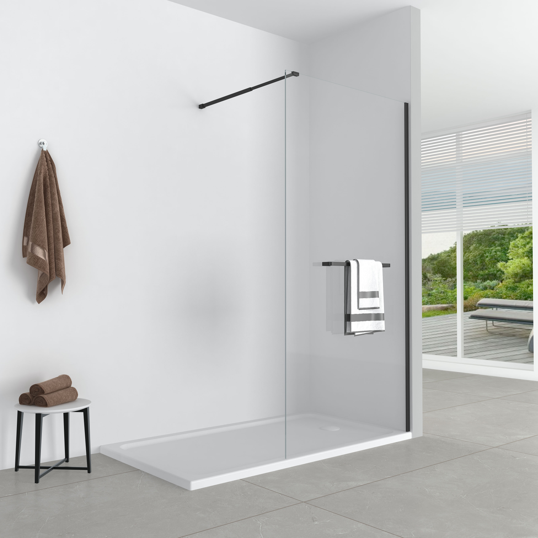 Effortless Glide Walk-In Shower Enclosure