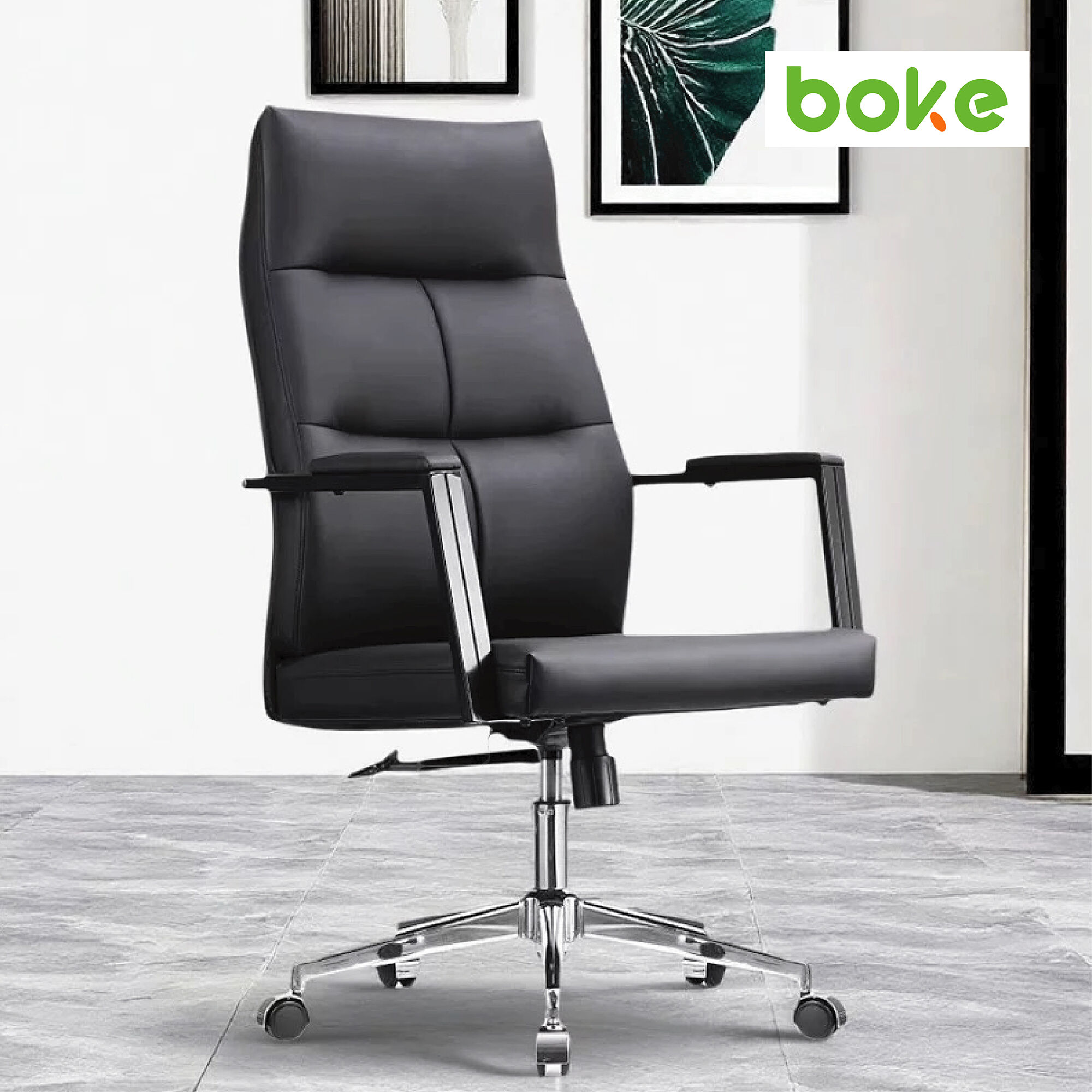 اختر كراسي المكتب الجلدية لدينا – راحة فاخرة، وتصميم احترافي لمكاتب العمل