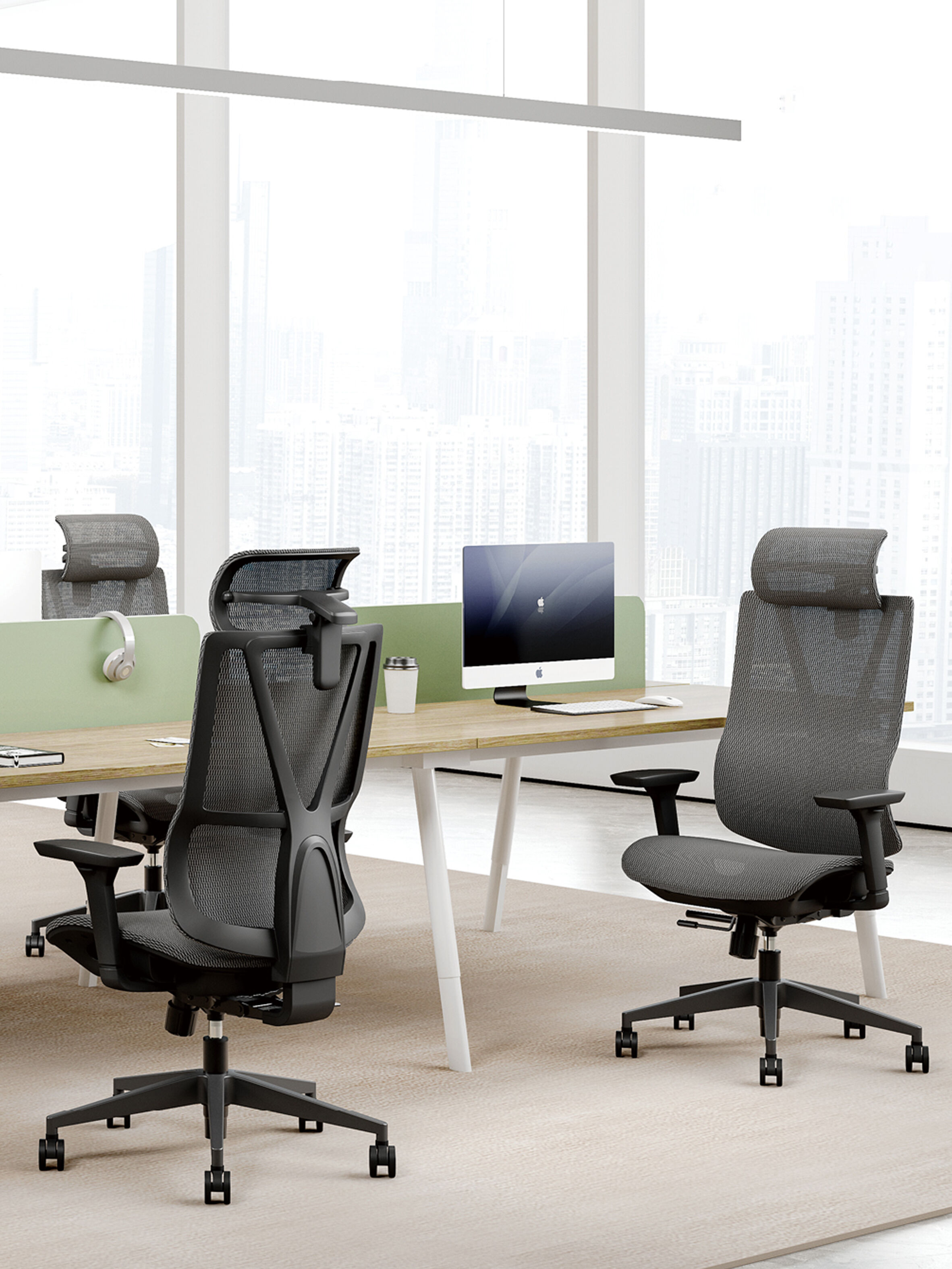 Ergonomic Executive Office Chair - BIFMA Certified Full Body Support for Executive Workdays