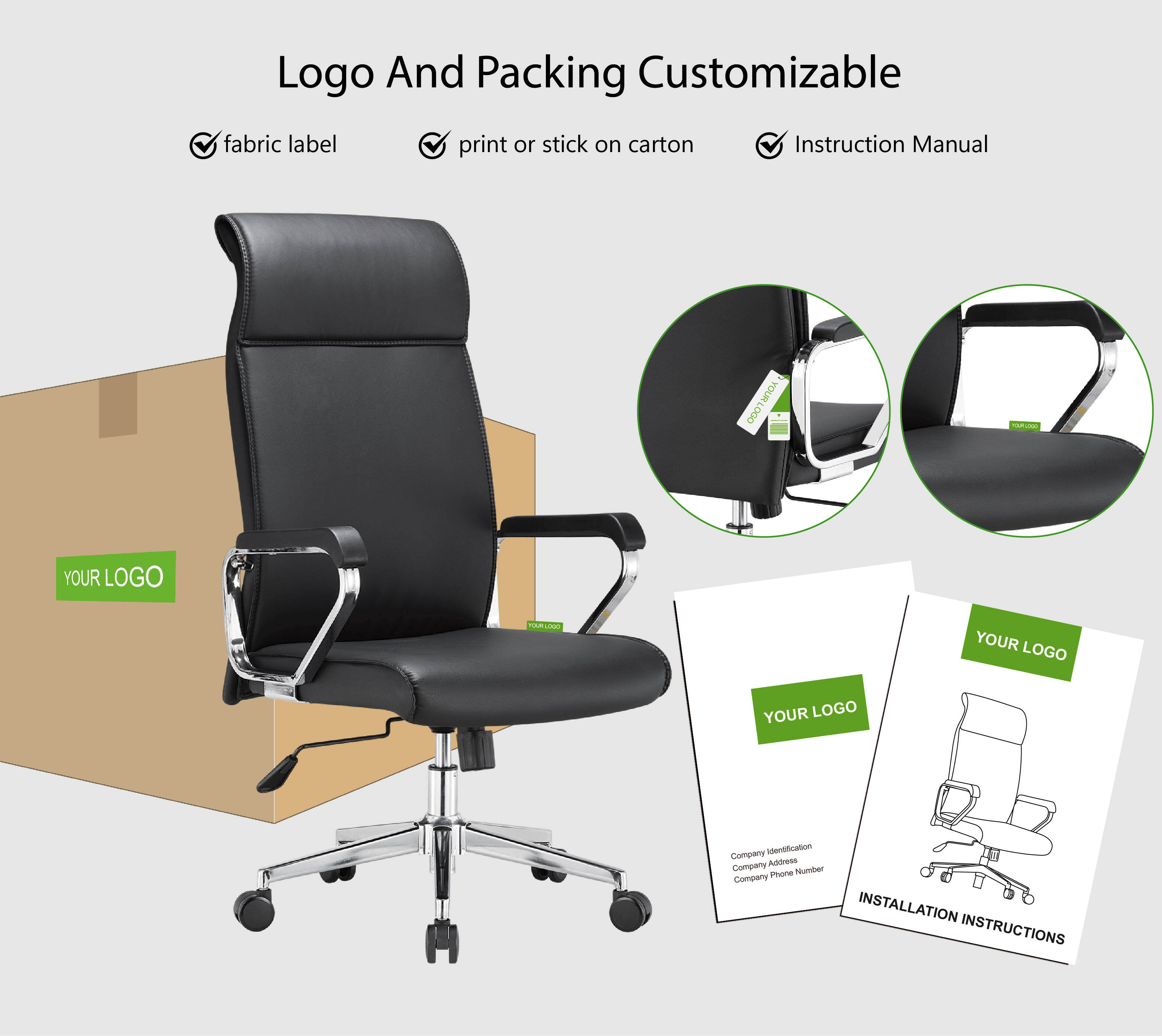 Choose Our High Back Office Chairs – Full Spine Support, Luxury for High-End Office