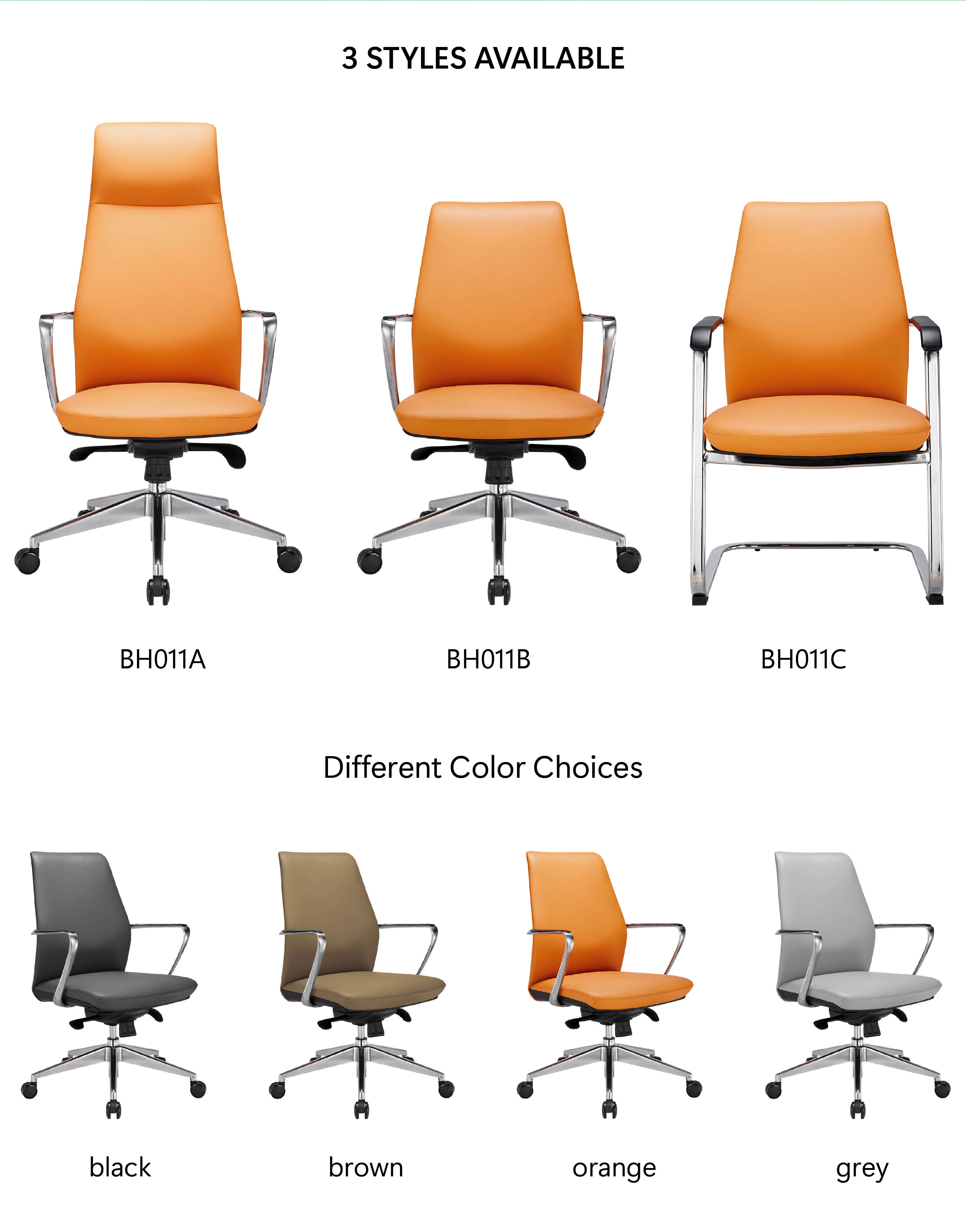 Ergonomic Leather Office Chair - BIFMA Certified Ergonomic Design with Premium Leather