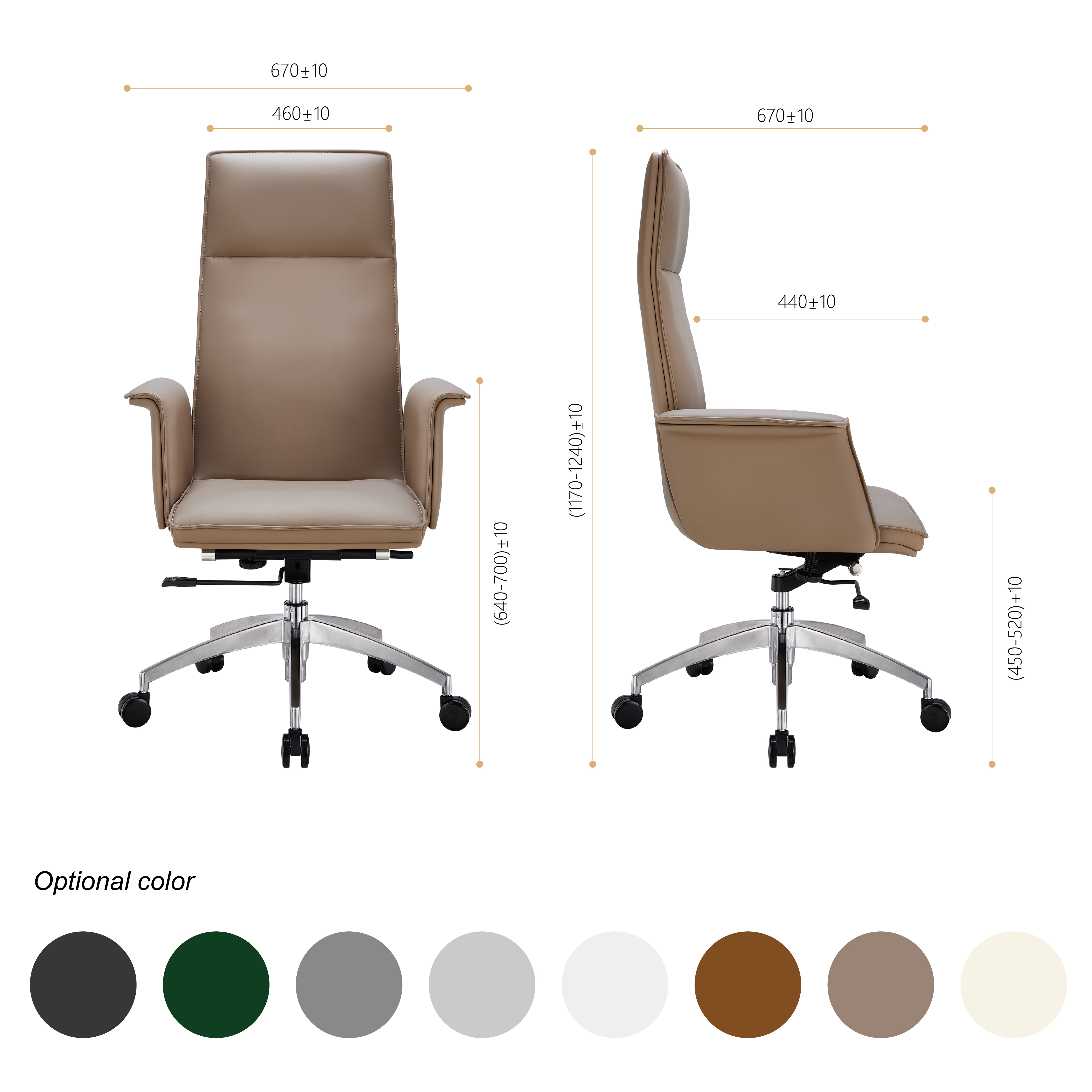 اختر كراسيَنا الإدارية — الفخامة، والوظيفية، والجودة الممتازة