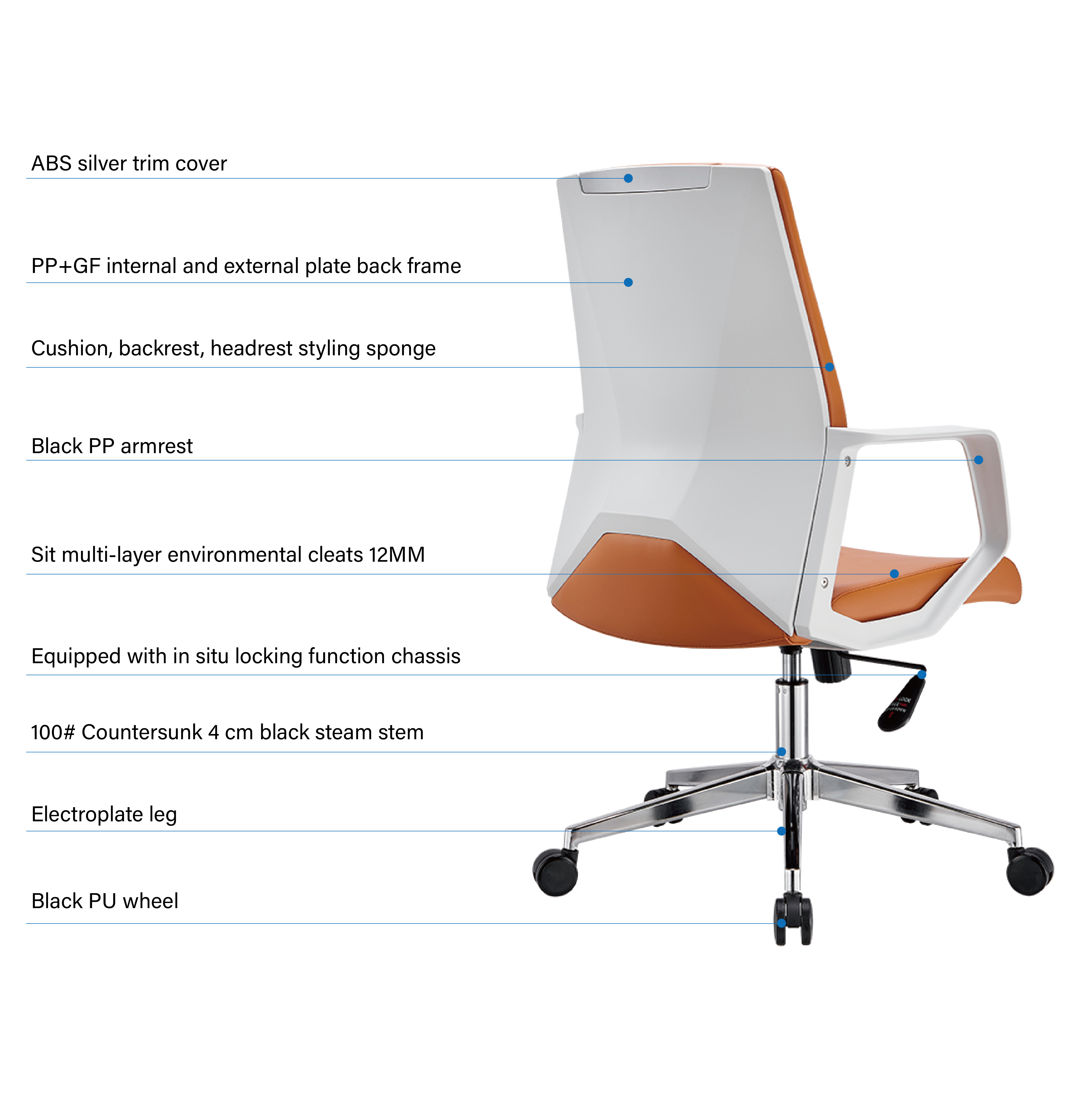 اختر كراسي الجلد الخاصة بنا – مادة فاخرة، راحة إرجونومية ومتانة