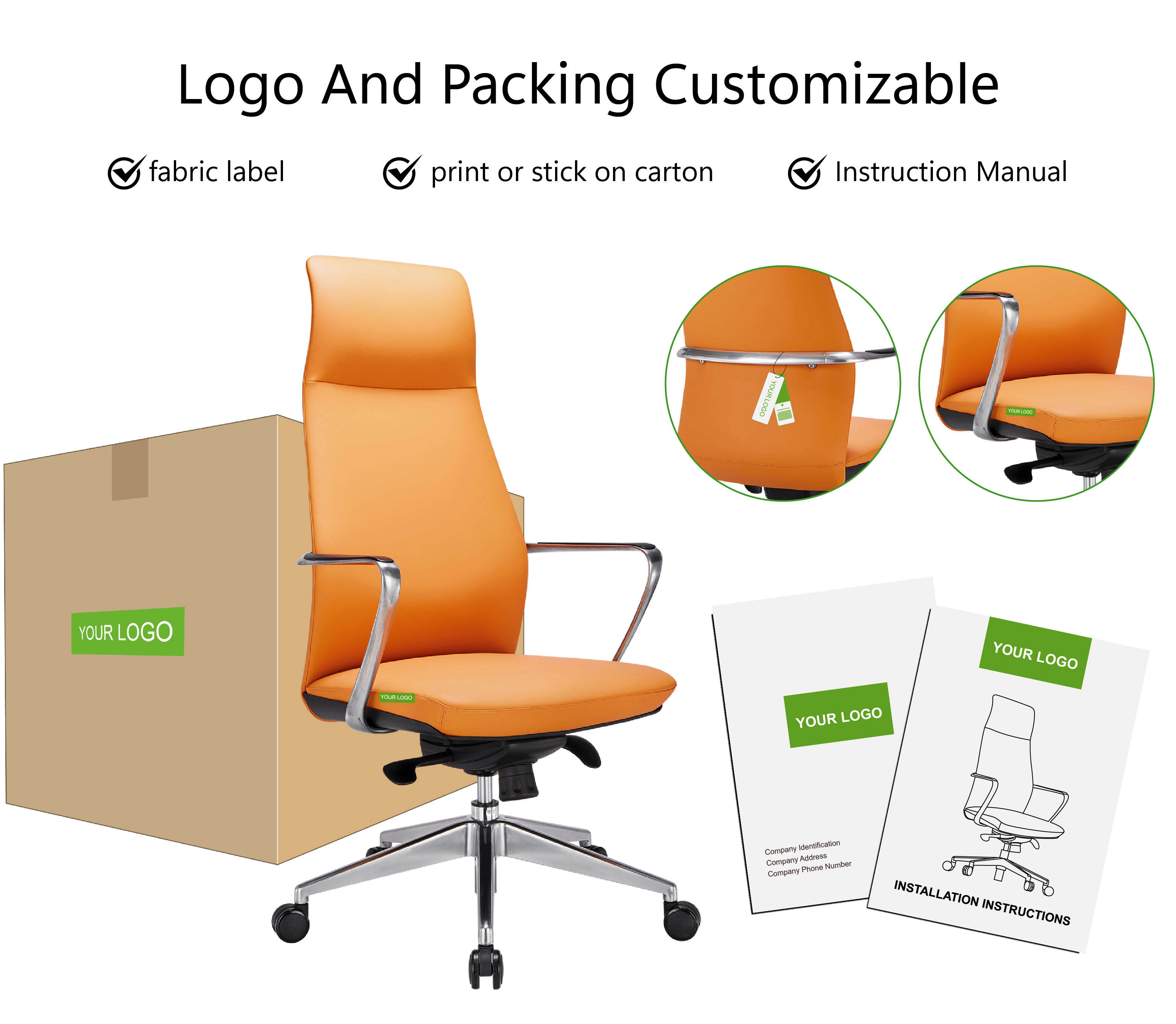Choose Our Leather Office Chairs – Luxury Comfort, Professional Office Design