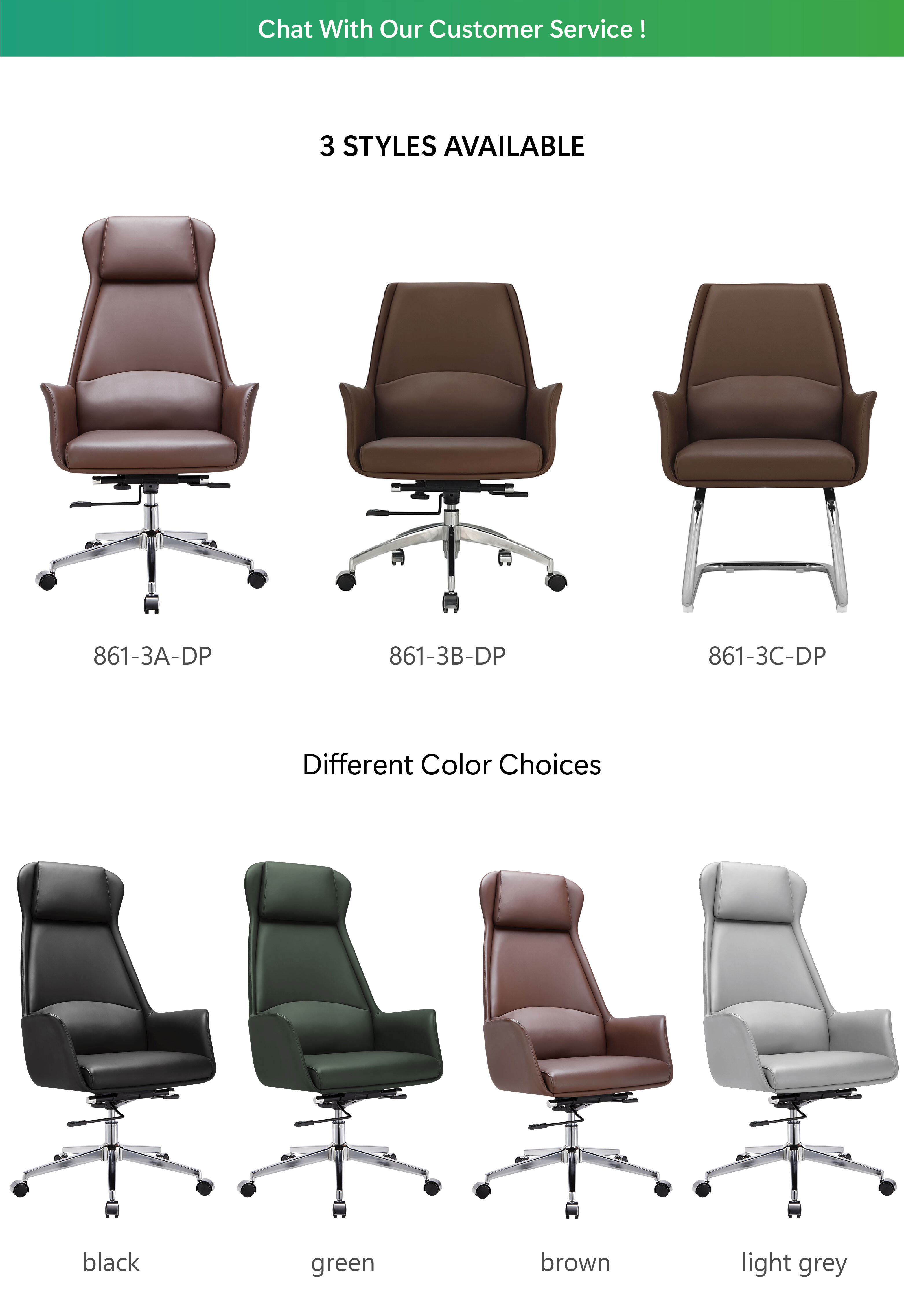 Choose Our Leather Office Chairs – Luxury Comfort, Professional Office Design