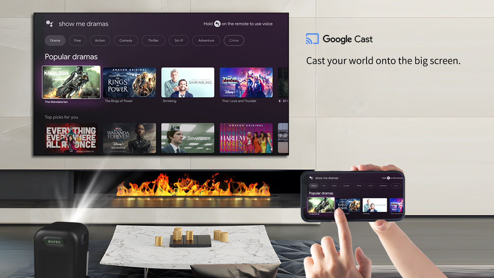 WUPRO Cinema Galaxy G2 Smart LCD Projector, China WUPRO Cinema Galaxy ...