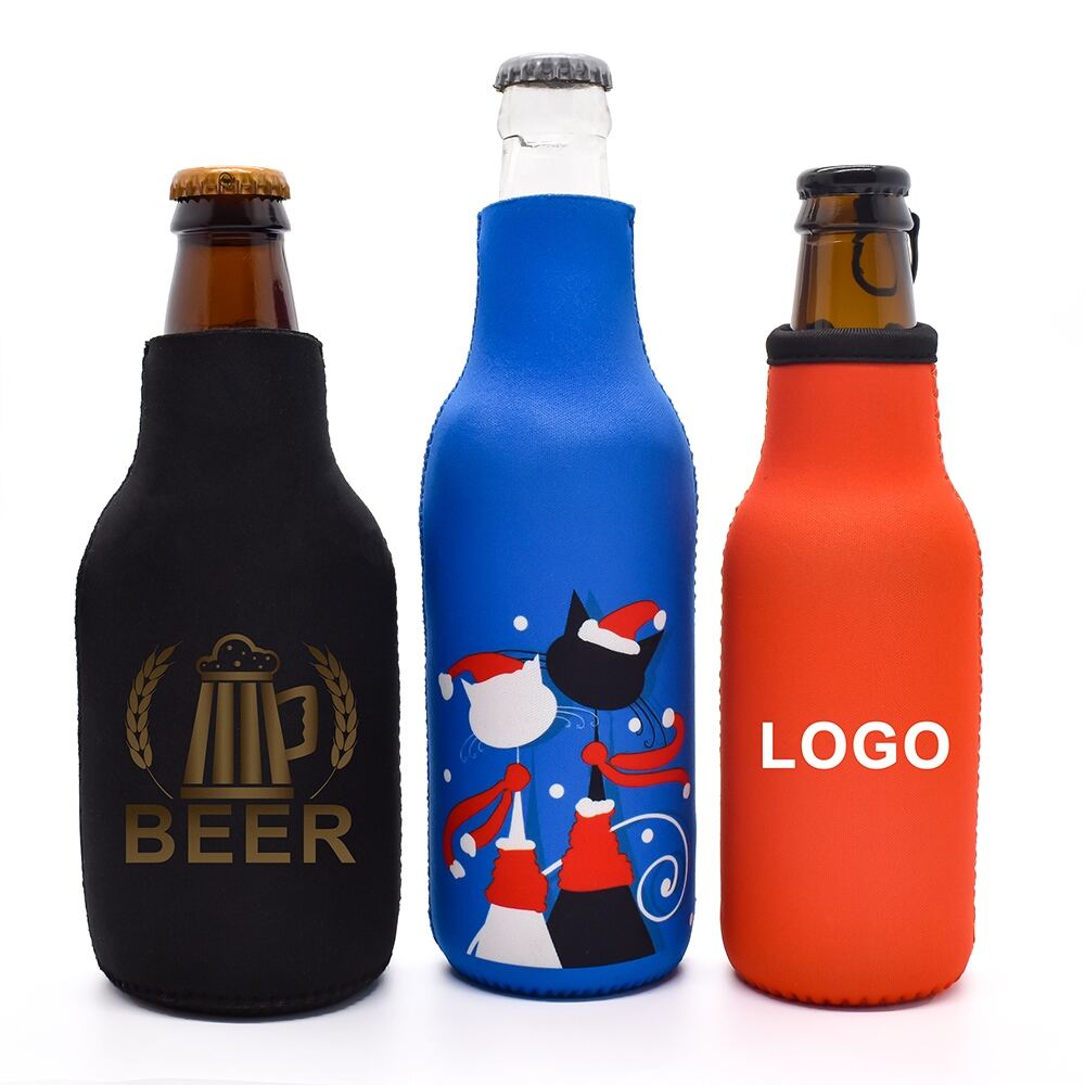 Beer Sleeve Cooler Can Freezer Sleeves Insulated Bottle Cover Holder Custom Koozie