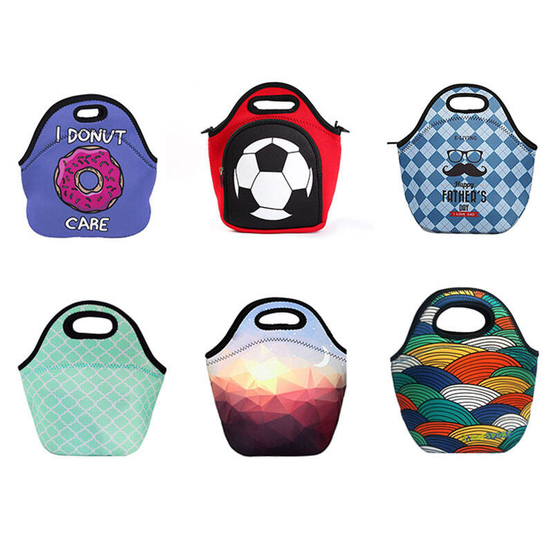 Sublimation Student Cooler Lunch Bag Women Freezable Thermal Bags For Food