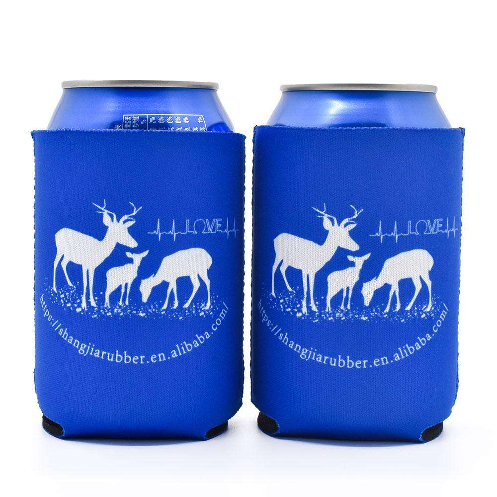 12 Oz Slim Can Cooler Foldable Beer Koozie Neoprene Can Tube Sleeve Slim Skinny Coozies