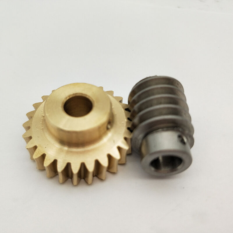 Brass worm gear and stainless steel worms