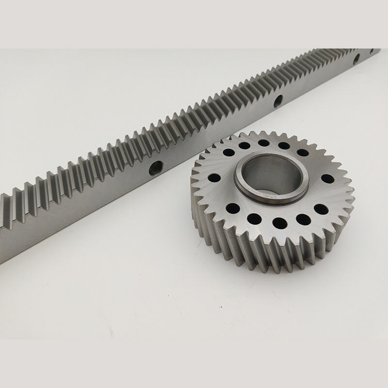Milled teeth M1.25 22*25*670mm DIN7 helical gear rack for CNC Laser engraving machine
