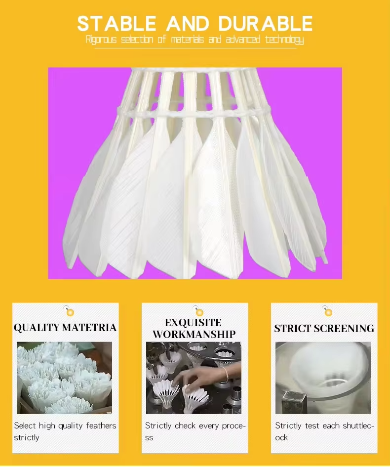 내구성 있는 배드민턴 셔틀콕으로 실력을 업그레이드하세요