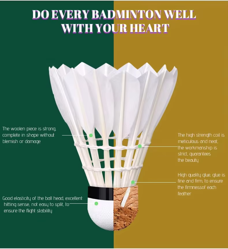 Unmatched Durability in Badminton Shuttlecocks