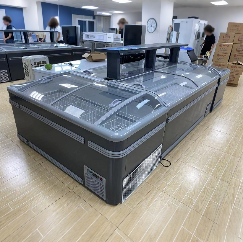 Commercial Chest Display Freezer: Combined Group Cabinet