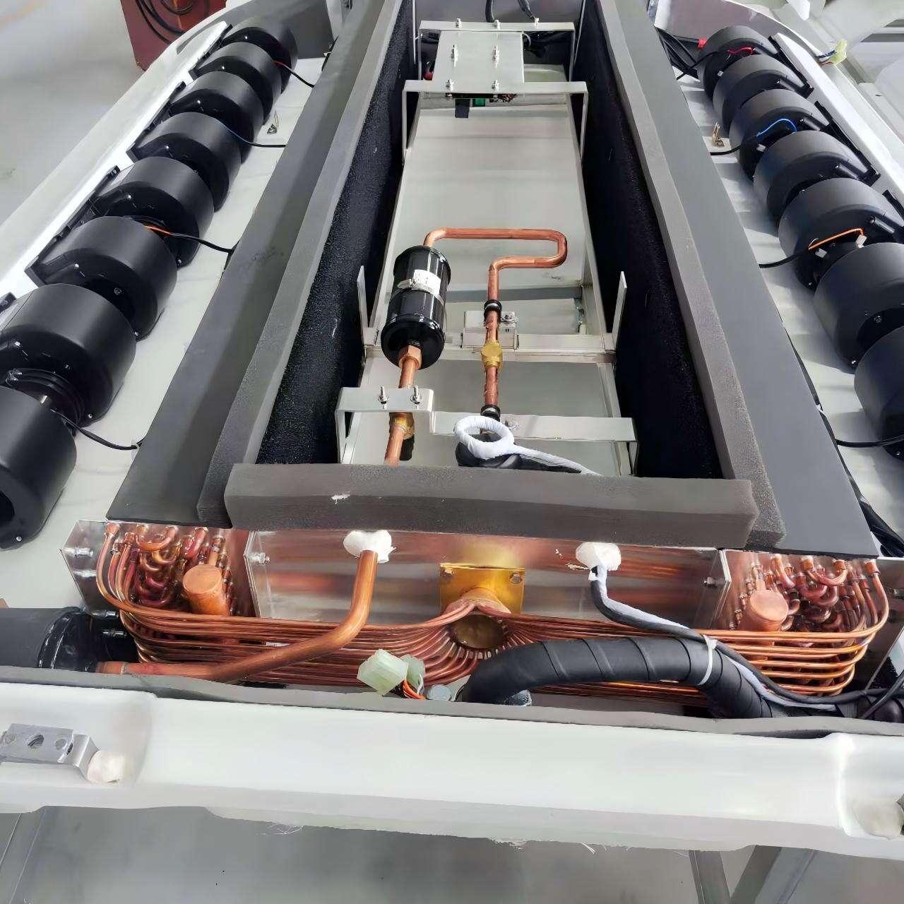 High static pressure fan drives the air conditioning system of new energy buses for efficient heat dissipation