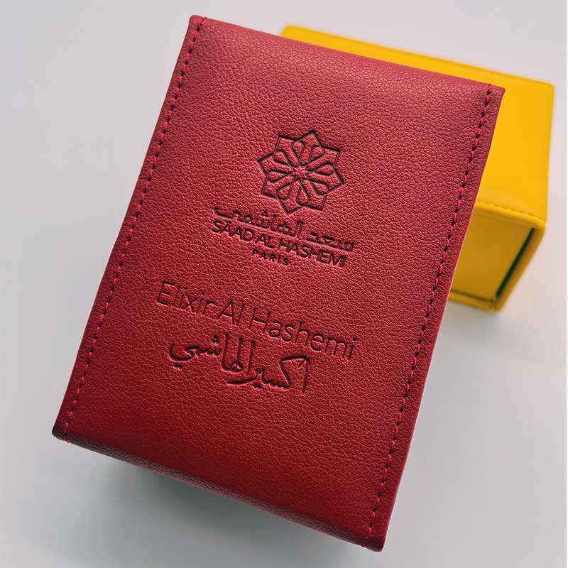 Luxury Custom Leather Gift Box with Deboss logo Premium Box Design envases y cajas para Perfume 