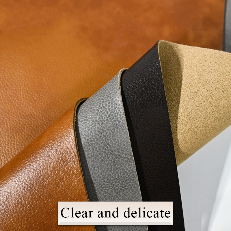 Custom Logo Professional Manufacturing Of High Quality Leather for Gift Box Breathing Pu Leather