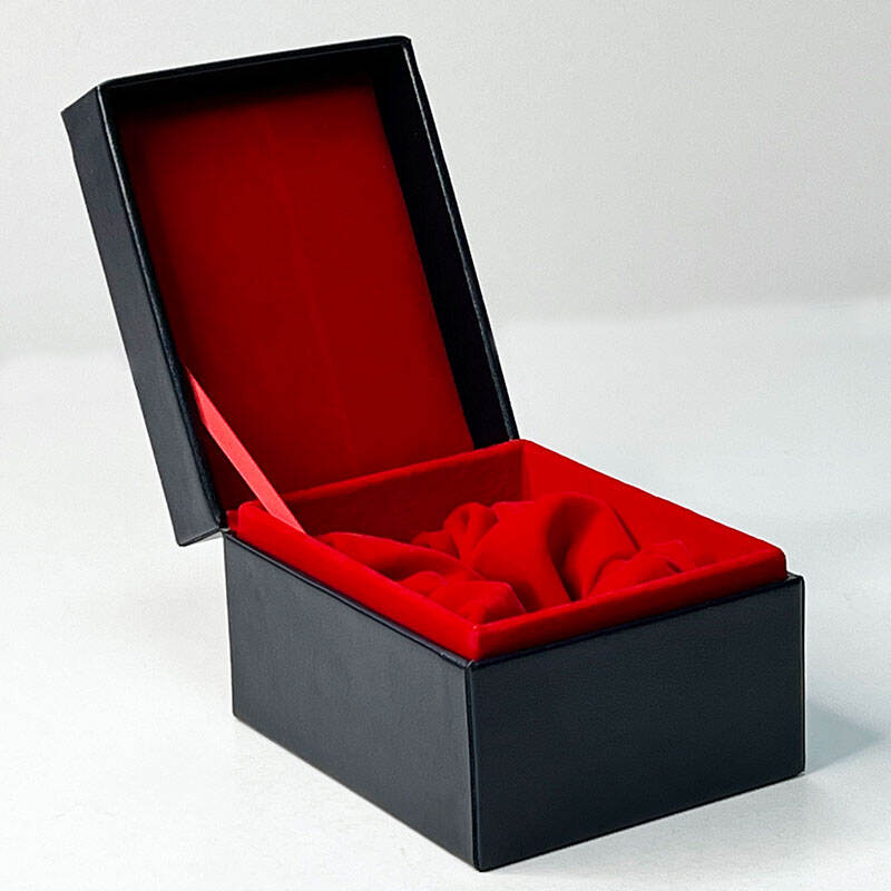 Luxury High End Bespoke Black Perfume Packaging Box with EVA Watch Hard Gift Box for 100ml 50ml