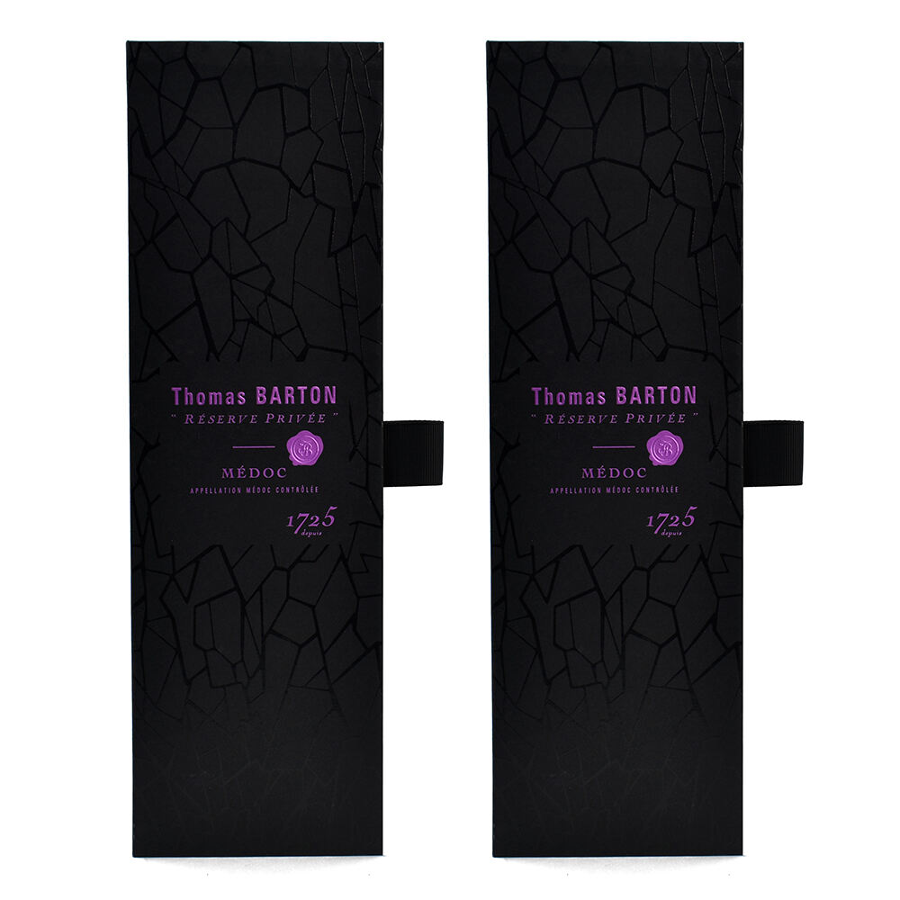 Custom Wine Packaging Boxes Gold Foil Liquor Hinged Box with Insert Boxes Paper Box for Single Bottle Set