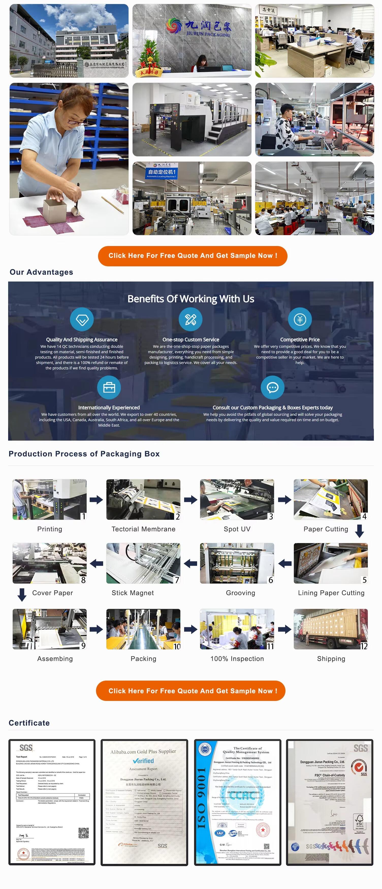 JiuRun Customized Luxury Packaging Rigid Paper Round Tube Scented Candle Box for Perfume Gift Box Packaging factory