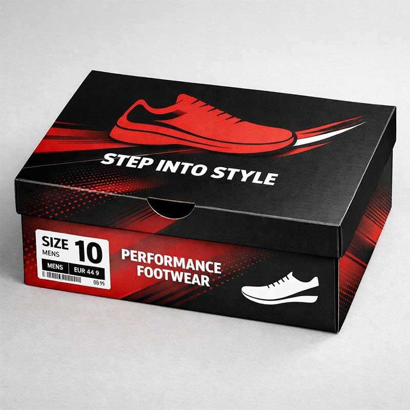 Shoe Box | Custom Printed Packaging Box for Footwear Brands