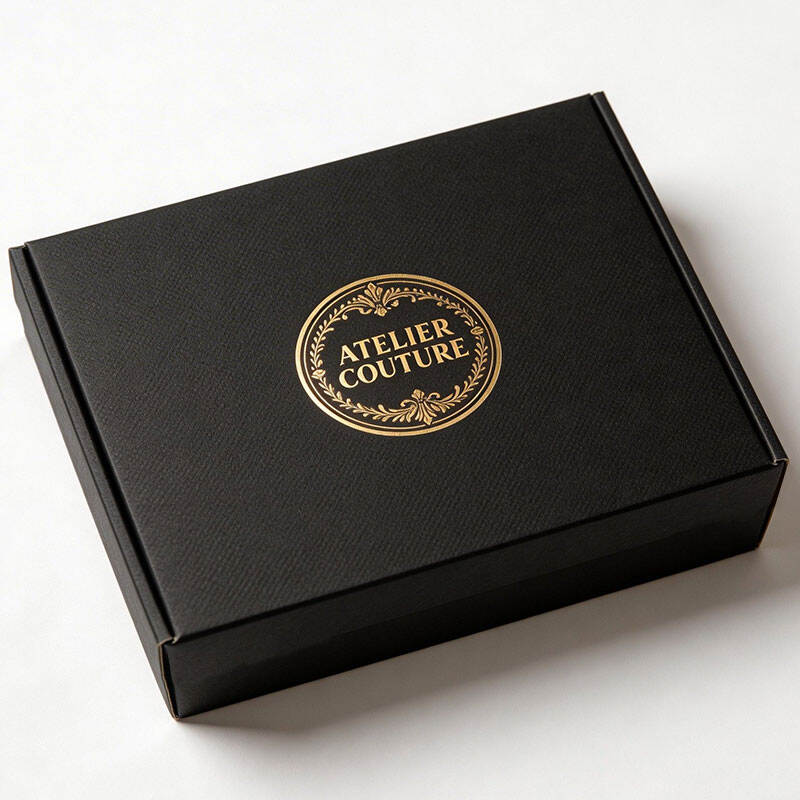 Customized logo for Factory Samples, Black Cosmetics, Corrugated Packaging, Mailbox Transport Box