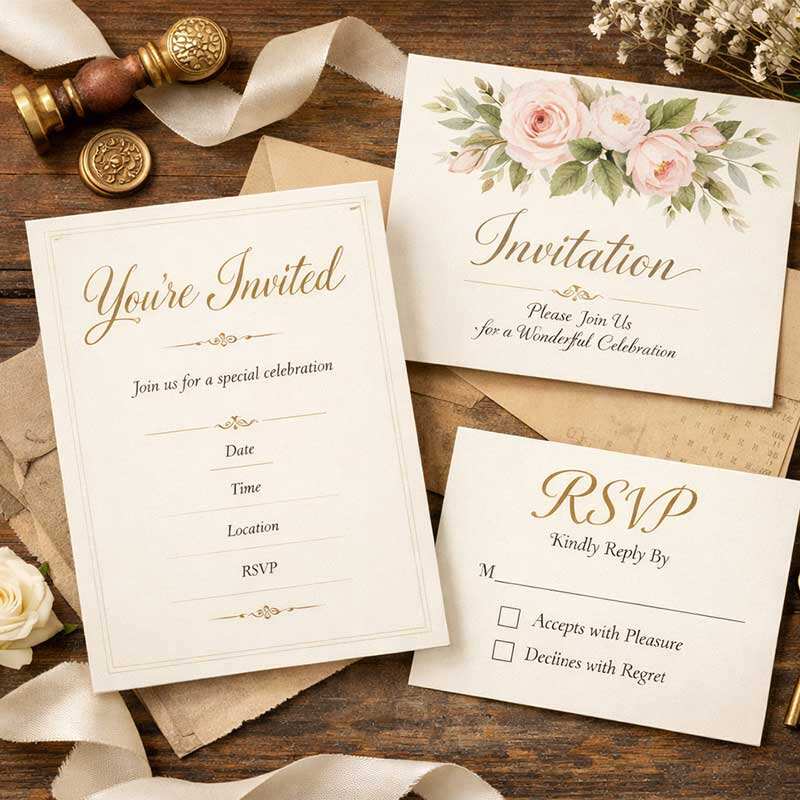 Invitation Card - Professional Custom Invitation Cards for Corporate Events
