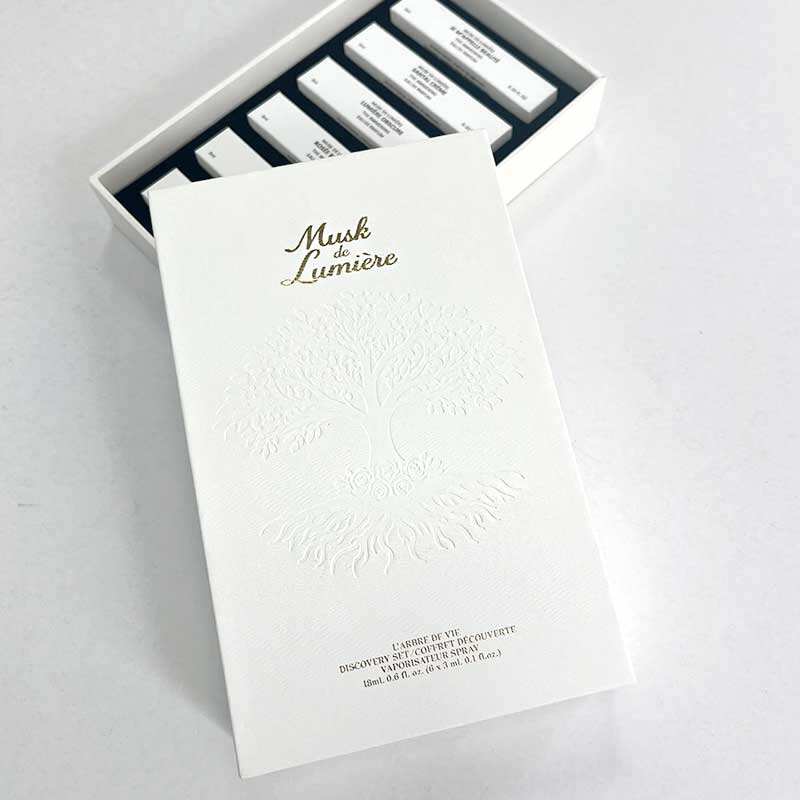 Custom Logo Embossing Recyclable Uncoated Paper Material Gift Box Packaging OEM Factory Direct Supply for Lip Stick parfume