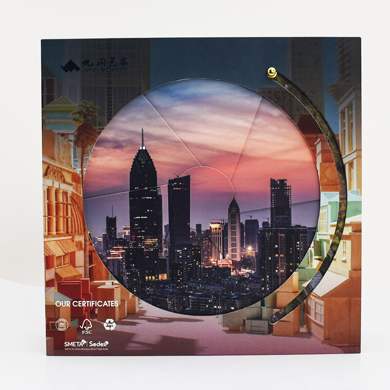 Variable Display Image Boite Cadeau Top Bottom Box Handmade White Face Eye Cream Small Skincare Cosmetic Bottle Packaging