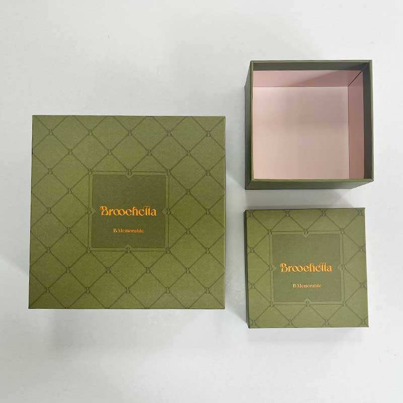 Custom Uncoated Paper Rigid Gift Box for Present High-Grade Collapsible Packaging Box Apparel Gift Box with Lid