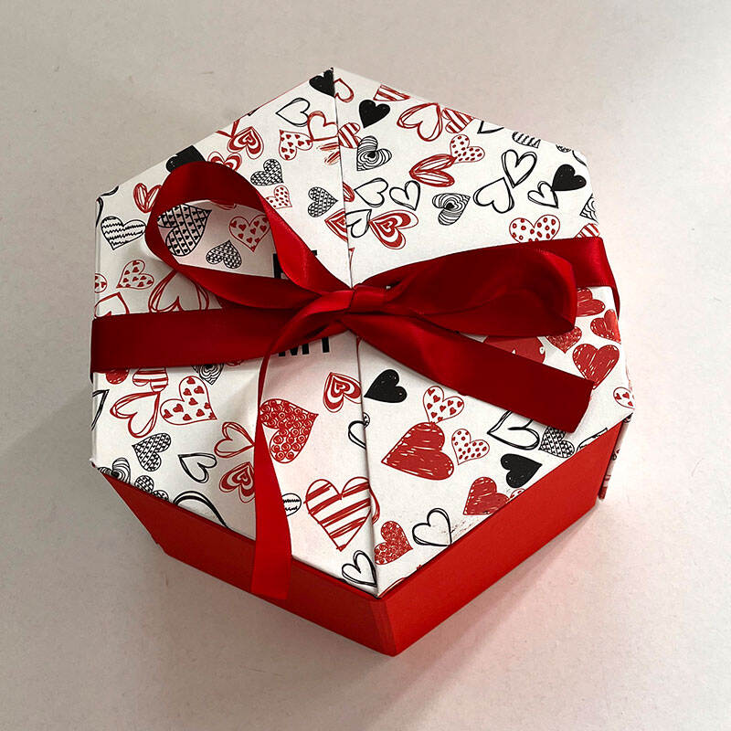 Gift Box - Sturdy Decorative Gift Box for Retail & Presents