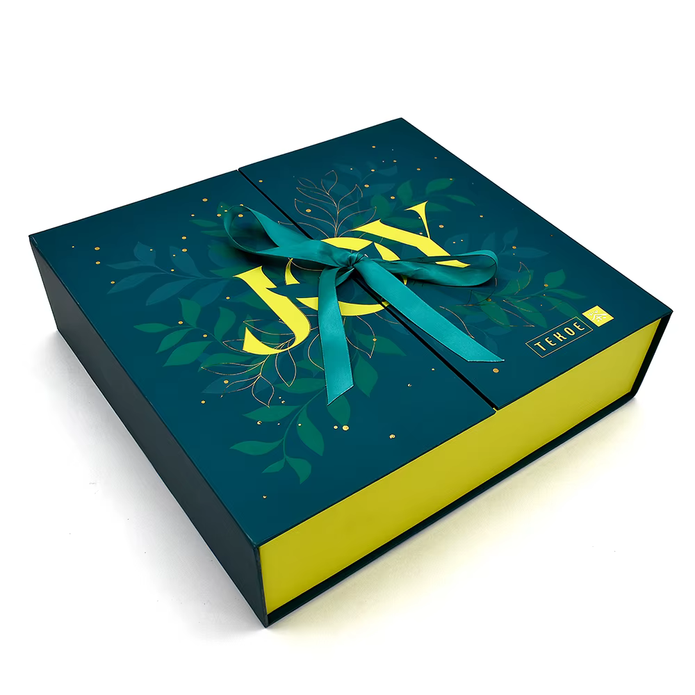 Recyclable Rigid Gift Packaging Luxury Digital Printing Surprise Blind Box Custom Advent Calender Christmas Box details