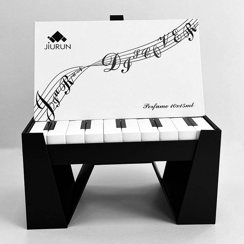 Custom Luxury Reusable Magnetic Cardboard Essential Oil Perfume Box Handmade Gift Packaging Embossing for Loose Powder for