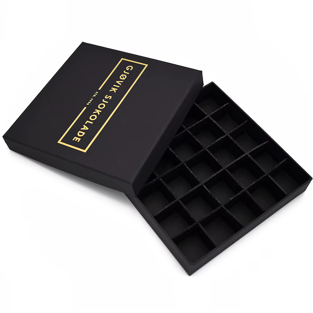 ISO9001 New Design Custom Logo Printed Rigid Gift Cardboard Embossed UV Coating Magnetic Chocolate Package Packaging Gift Box factory