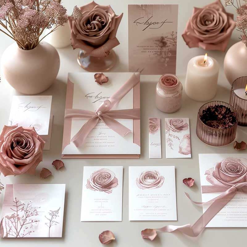 Custom Luxury Paper Invitation Card With Envelope Seal Finish Greeting Cards Invitation for Wedding