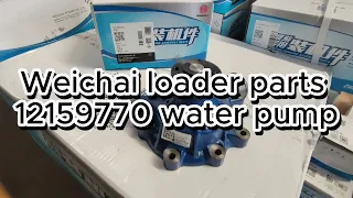 Weichai loader parts 12159770 water pump